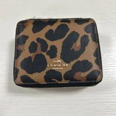 COACH ヒョウ柄 アクセサリーケース