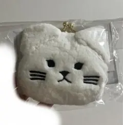 Ayanokoji ふわふわぬいぐるみ　猫ちゃん　アニマル　がま口財布　白