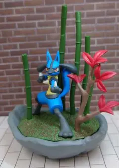ぽけっとBONSAI ルカリオ 盆栽　ポケモン フィギュア　リーメント