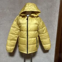 【レディース】 GAP イエローフード付きダウンジャケット