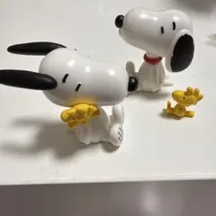 Peanut スヌーピー & ウッドストック なかよしフィギュア
