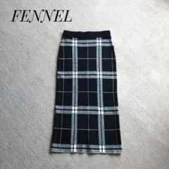 スコットクラブ　FENNEL チェック柄タイトスカート