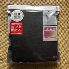 新品未使用品✨ユニクロエクストラウォームタートルネックT長袖ダークグレーＬのサムネイル
