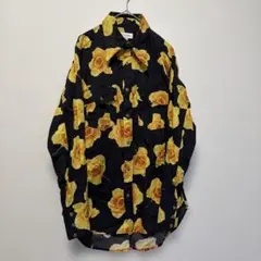 Paul Smith LONDON 花柄 長袖シャツ 薔薇　総柄　ブラウス