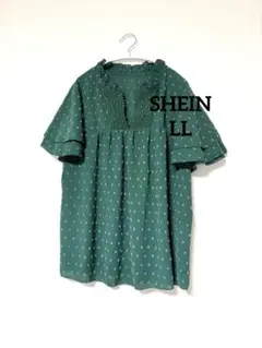 SHEIN レディース ブラウス チュニック ゆったり 大きいサイズ LLのサムネイル