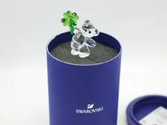 美品 スワロフスキー 置き物 クリスタル クリスベア ラッキーチャーム クリア