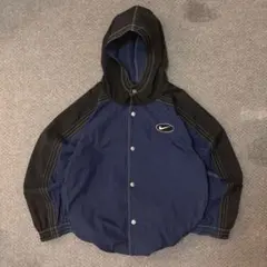 90s NIKE ナイロンジャケット　マウンテンパーカー　ドローコード　y2k