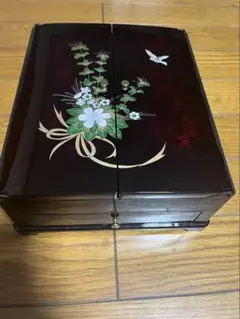 木製 牡丹彫り 裁縫箱 メイクボックス - メルカリ