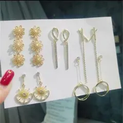 【5点まとめ売り】ゴールド ピアス アクセサリー