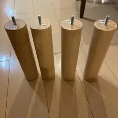 無印良品　脚付きマットレス用脚 4本セット M8 木製脚・26ｃｍ／ナチュラル