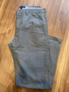 バナリパ　チノパンツ　千鳥　グレー　コットン　綿W32 L32のサムネイル