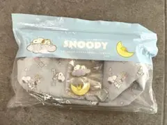 SNOOPYスヌーピー　ふわふわBIGポーチ＆すやすや前髪クリップ２個セット新品
