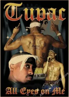 ヒップホップ　2pac ポスター hip hop ストリート