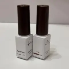 ジェルネイル ベース&カラー 2本セット〈バラ売り可〉