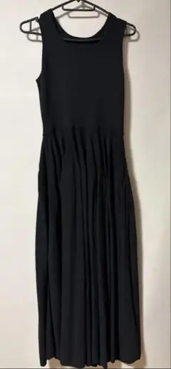 極美品 Theory セオリー シルク ドッキング ロング ワンピース