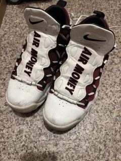 NIKE AIR MORE MONEY "TEAM RED" 27cm