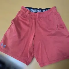 UNDER ARMOUR 赤 ハーフパンツ SM