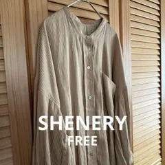 SHENERY シーナリー　オーバーサイズシャツ　ストライプ　FREEのサムネイル