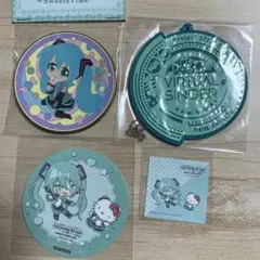 初音ミク　コースター　キーホルダー　ステッカー
