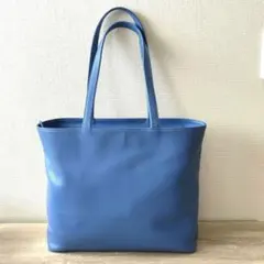 美品/A4収納可能✨ユナイテッドアローズ リバーシブル トートバッグ レザー 青 美品/A4収納可能✨ユナイテッドアローズ リバーシブル トートバッグ