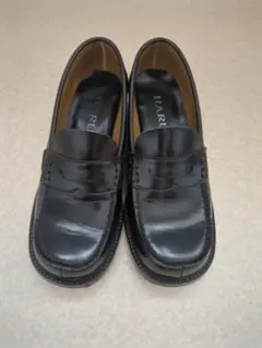 HARUTA オデコ コイン ローファー 黒 日本製 23cm 3E マニッシュ