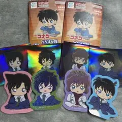 コナン　ステッカー　工藤新一　灰原哀　毛利蘭　世良真純