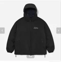 ENNOY スタイリスト私物 PADDED NYLON HOODIE BLACK