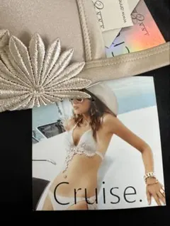 Cruise ビキニ 花柄刺繍 ベージュサイズＬ