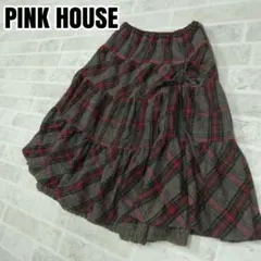 PINK HOUSE　ピンクハウス　チェック柄スカートのサムネイル