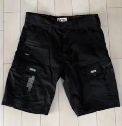 AAPE ショートパンツ ブラック　Mのサムネイル