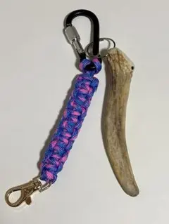 天然素材の鹿の角キーホルダー