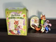 最終値下げ　ズートピアFlower World フィギュア　ニックジュディ