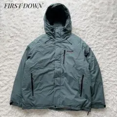 FIRST DOWN マウンテンパーカー 防寒中綿 裏熱反射アルミ カーキ 5L