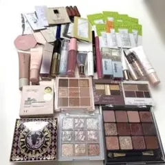 追加しました♪［美品］コスメ26点セット　上部に大量サンプル付き！ 日本　韓国