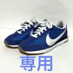 【美品】Nike 青 スエード ランニングシューズ