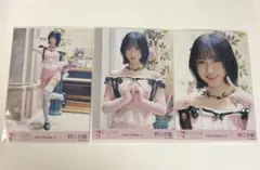 イコラブ 野口衣織 ラブソングに襲われる ピンクニット 生写真 コンプ