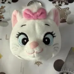 ディズニー　マリーちゃんファンキャップキーチェーン