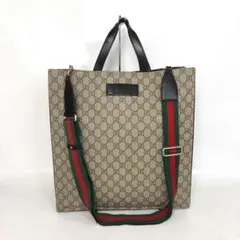 グッチ シェリーライン ソフト GGスプリーム 2WAY トートショルダー