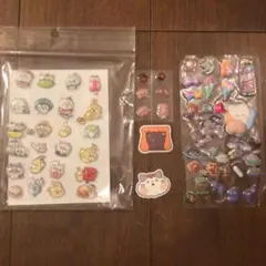 かわいいキャラクターシールセット　お尻シールなど