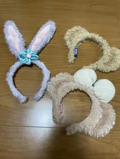 ディズニーシー　ダッフィー　シェリーメイ　ステラルー　カチューシャ　３つ　セット