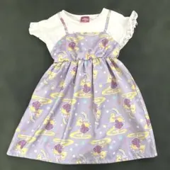 110センチ☆コストコ　ラプンツェル 半袖ワンピースのサムネイル