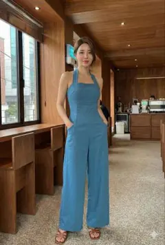 【美品】SNIDEL ジャージーベアオールインワン 1(M)サイズ