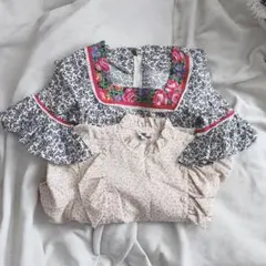 【まとめ売り】チロリアンワンピース ヨーロッパ風　花柄