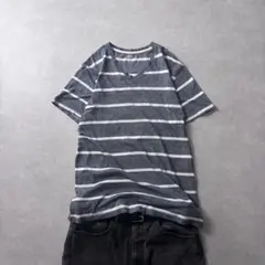 00s archive v neck tee gray melange y2k - メルカリ