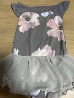 stina レオタード キッズ S 110-120 花柄 - メルカリ