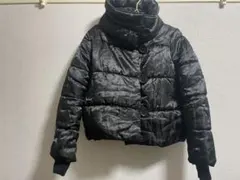 EGOIST ブラック ダウンジャケット ショート丈