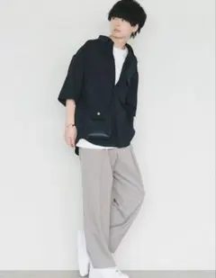 WYM LIDNM 半袖シャツ ブラック Mサイズのサムネイル