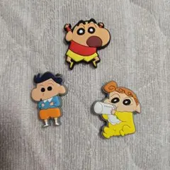 当時物 レトロ クレヨンしんちゃん くっつくんです 6個セット