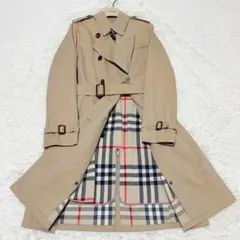 極美品　バーバリーロンドン　トレンチ　メガチェック　ライナー　ベルト　46
