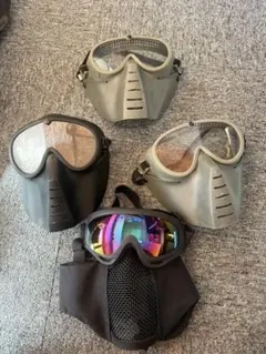 サバゲー用防護マスクセット